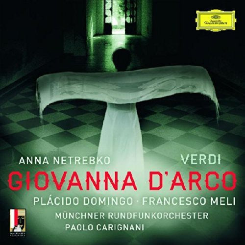 the album cover for Netrebko / Domingo / Carigniani - Verdi: Giovanna D'arco