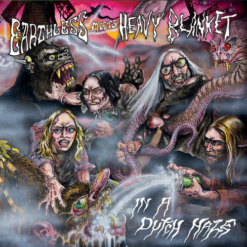 the album cover for Earthless Meets Heavy Blanket - In a Dutch Haze