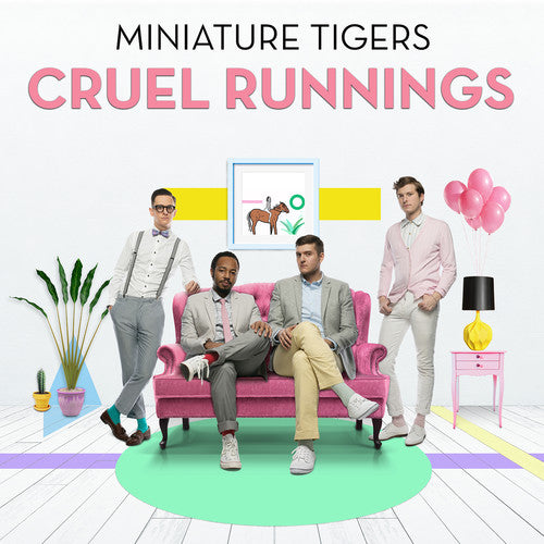 the album cover for Miniature Tigers - Cruel Runnings