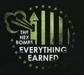 the album cover for The Hex Bombs - Everything Earned