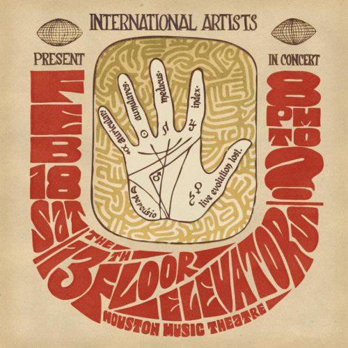 the album cover for The 13th Floor Elevators - Live Evolution Lost [Import]