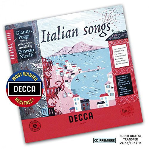 the album cover for Gianni Poggi - Most Wanted Recitals: Gianni Poggi - Italian Songs