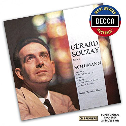 the album cover for GERARD SOUZAY - Most Wanted Recitals: Dichterliebe Op 48 - Sechs