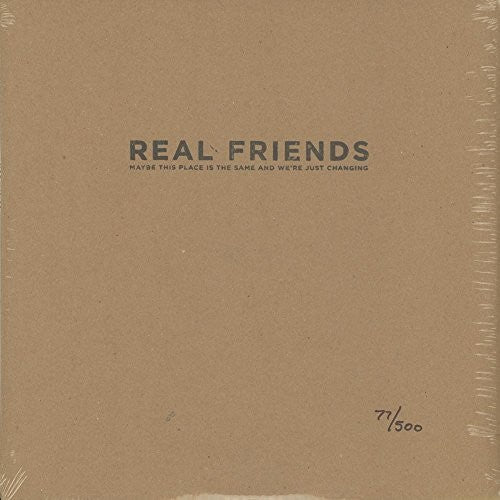 the album cover for Real Friends - Maybe This Place Is The Same & We're Just Changing [Limited Edition Vinyl]