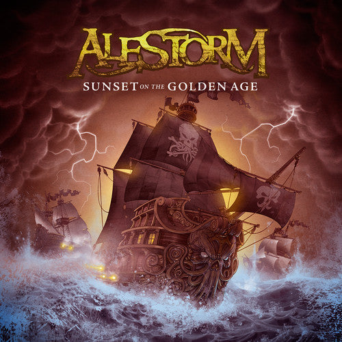 the album cover for Alestorm - Sunset On The Golden Age (Uk)