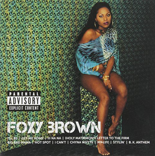 the album cover for Foxy Brown - Icon