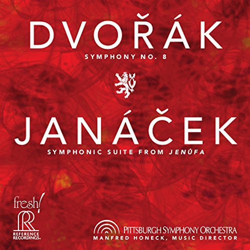 the album cover for Dvorak - Symphony No. 8 / Symphonic Suite from