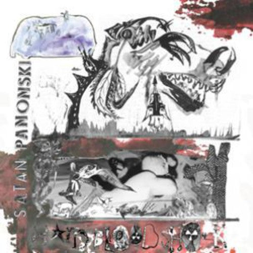 the album cover for Satan Panonski - Hard Blood Shock