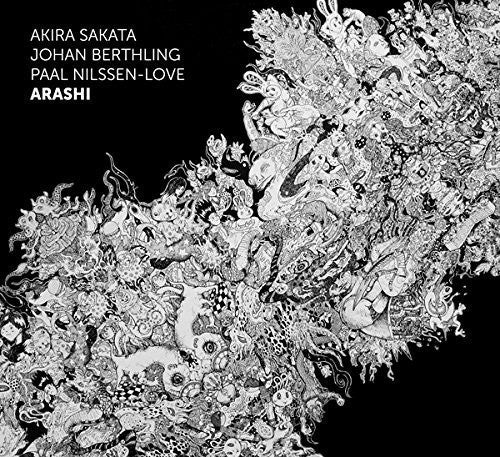the album cover for Akira Sakata / Berthling,Johan - Arashi