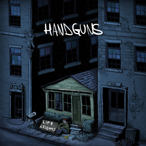 the album cover for Handguns - Life Lessons