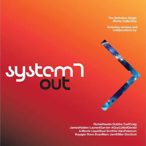 the album cover for System 7 - Out