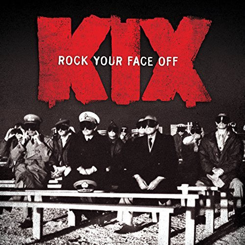 the album cover for Kix - Rock Your Face Off