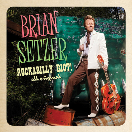the album cover for Brian Setzer - Rockabilly Riot All Original