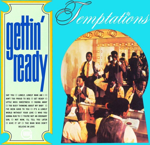 the album cover for The Temptations - Gettin' Ready