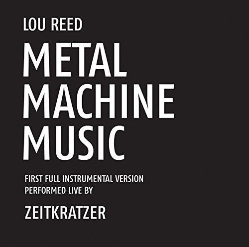 the album cover for Lou Reed - Metal Machine Music: First Full Instrumental Versi
