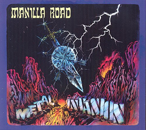 the album cover for Manilla Road - Metal / Invasion [Digipak]