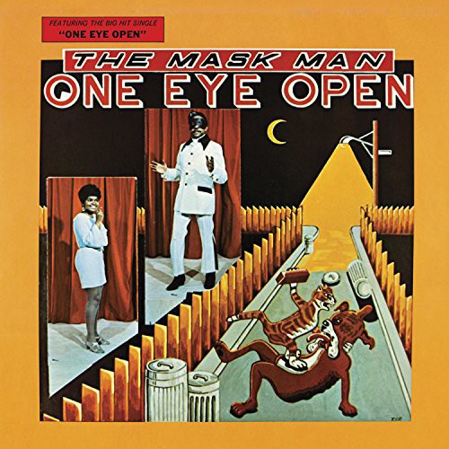 the album cover for Mask Man - One Eye Open