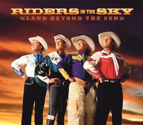 the album cover for Riders in the Sky - Land Beyond The Sun