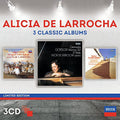 the album cover for Alicia de Larrocha - Alicia De Larrocha: Three Classic Albums [Limited Edition]