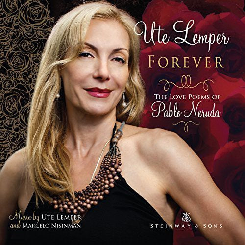 the album cover for Lemper / Nisinman - Forever-Love Poems of Pablo Neruda