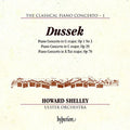 the album cover for Dussek / Shelley / Ulster Orchestra - Classical Pno Con 1