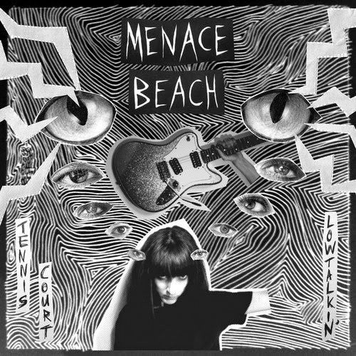 the album cover for Menace Beach - Tennis Court / Lowtalkin