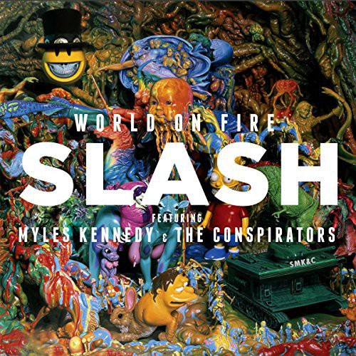 the album cover for Slash - World On Fire [Vinyl]