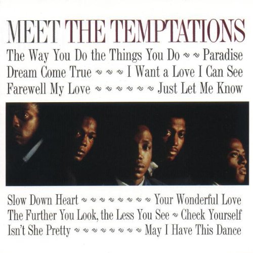 the album cover for The Temptations - Meet The Temptations (Remastered)