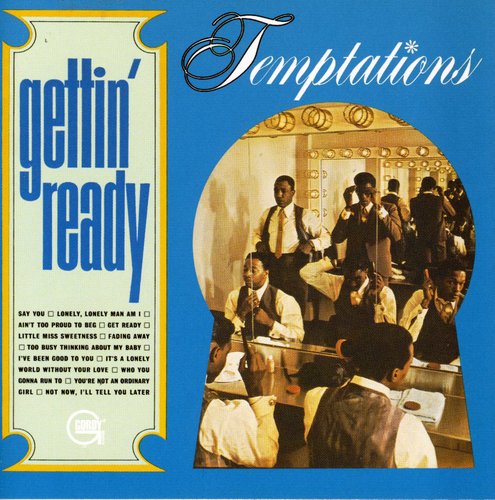 the album cover for The Temptations - Gettin Ready (Remastered)