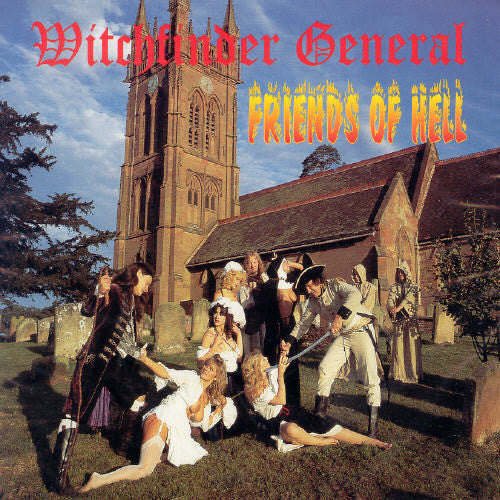 the album cover for Witchfinder General - Friends of Hell