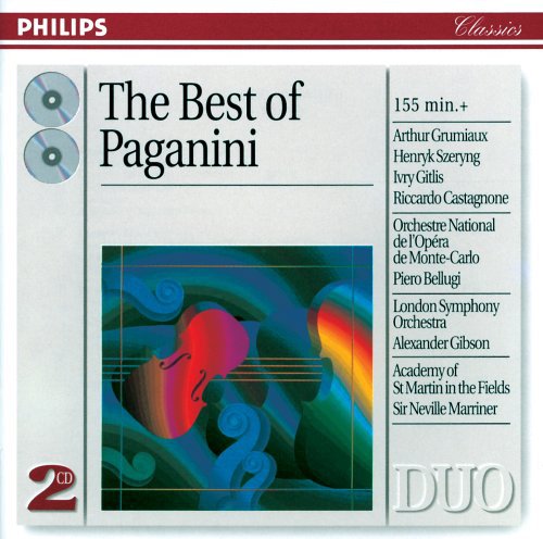 the album cover for Paganini / Grumiaux / Szeryng / Gitlis - Best of Paganini