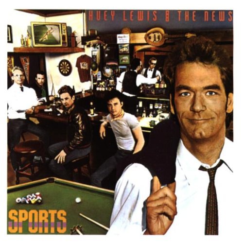 the album cover for Huey Lewis & The News - Sports