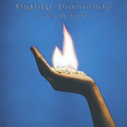 the album cover for Mighty Diamonds - Ice on Fire