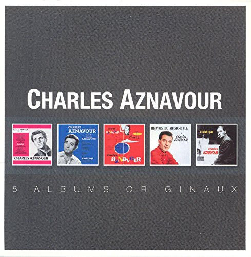the album cover for Charles Aznavour - Original Album Series