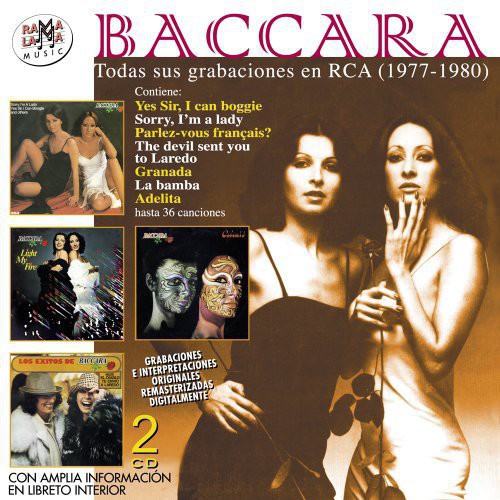 the album cover for Baccara - Todas Sus Grabaciones Para Discos en RCA