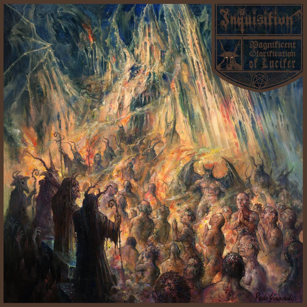 the album cover for Inquisition - Magnificent Glorification of Lucifer