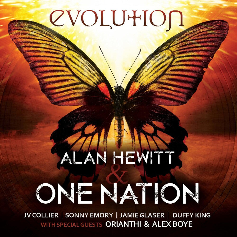 the album cover for Alan Hewitt - Evolution