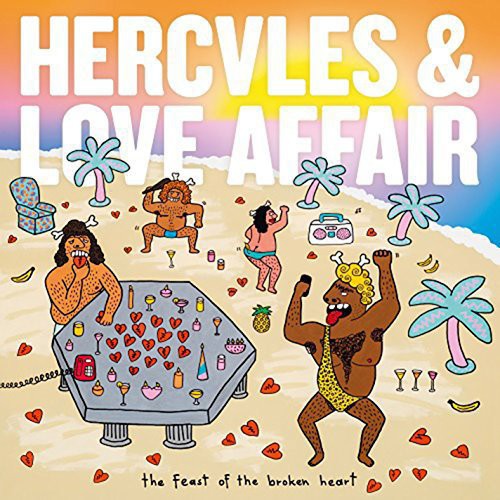 the album cover for Hercules & Love Affair - Feast of the Broken Heart
