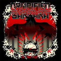 the album cover for Crucified Barbara - In the Red