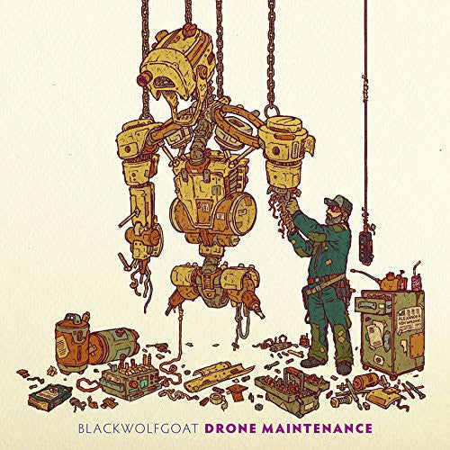 the album cover for Blackwolfgoat - Drone Maintenance