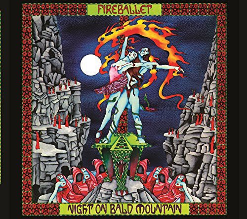 the album cover for Fireballet - Night on Bald Mountain