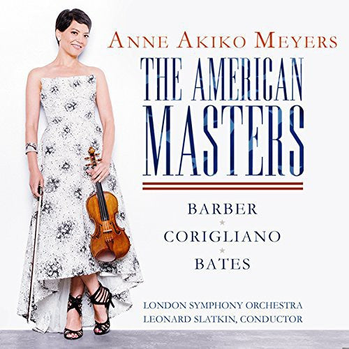 the album cover for Bates / Barber / Corigliano / Meyers / Leonard - American Masters