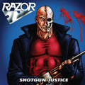 the album cover for Razor - Shotgun Justice [Deluxe Reissue]