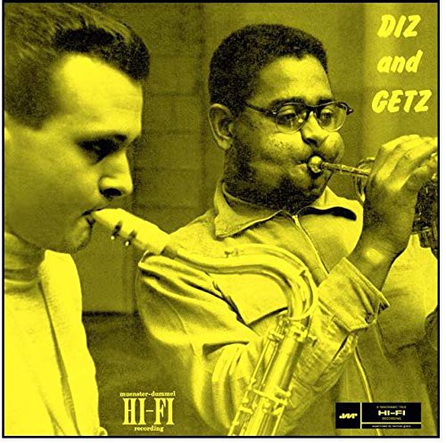 the album cover for Dizzy Gillespie & Getz,Stan - Diz & Getz