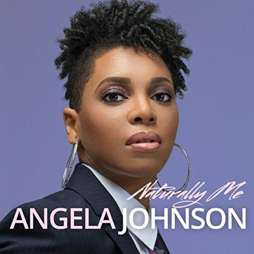 the album cover for Angela Johnson - Naturally Me (Uk)