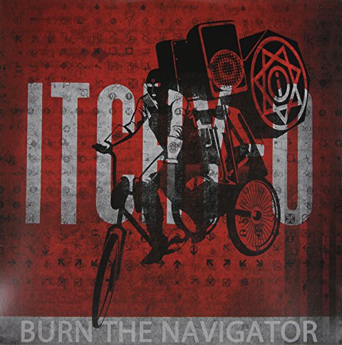 the album cover for itchy-O - Burn the Navigator