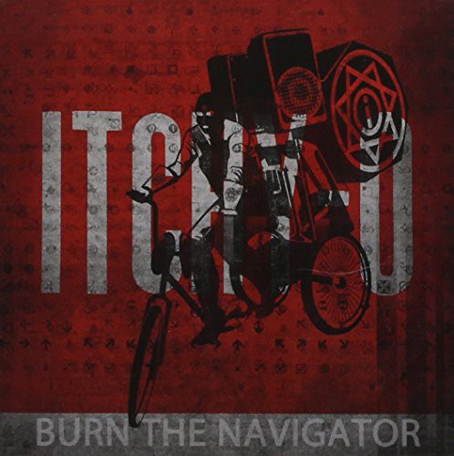 the album cover for itchy-O - Burn the Navigator