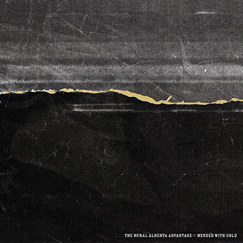 the album cover for The Rural Alberta Advantage - Mended with Gold