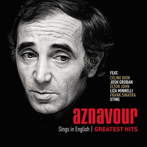 the album cover for Charles Aznavour - Sings in English: Greatest Hits