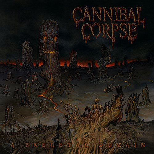 the album cover for Cannibal Corpse - Skeletal Domain [Vinyl]